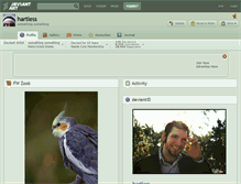 Tablet Screenshot of hartless.deviantart.com