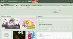 Desktop Screenshot of hentalia.deviantart.com