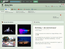 Tablet Screenshot of disney-fairy.deviantart.com