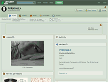 Tablet Screenshot of pornomilk.deviantart.com