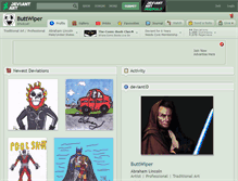 Tablet Screenshot of buttwiper.deviantart.com