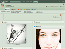 Tablet Screenshot of gwensaer.deviantart.com