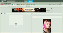 Desktop Screenshot of angelredflame.deviantart.com