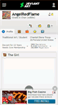 Mobile Screenshot of angelredflame.deviantart.com