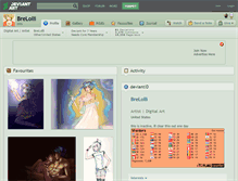 Tablet Screenshot of brelolli.deviantart.com
