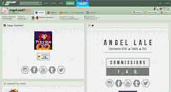 Desktop Screenshot of angellale87.deviantart.com