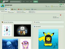 Tablet Screenshot of naruto-kyo.deviantart.com