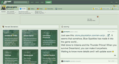 Desktop Screenshot of gliovampire.deviantart.com