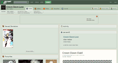 Desktop Screenshot of crown-clown-love.deviantart.com