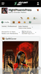 Mobile Screenshot of nightphoenixpress.deviantart.com