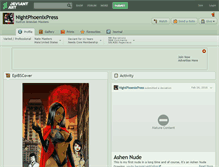 Tablet Screenshot of nightphoenixpress.deviantart.com