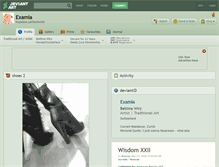 Tablet Screenshot of examia.deviantart.com