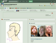 Tablet Screenshot of homecomingmassacre.deviantart.com