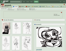 Tablet Screenshot of penselxd.deviantart.com