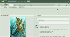 Desktop Screenshot of dezarin.deviantart.com