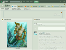 Tablet Screenshot of dezarin.deviantart.com