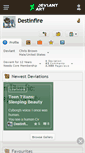 Mobile Screenshot of destinfire.deviantart.com