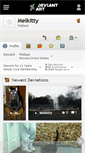 Mobile Screenshot of melkitty.deviantart.com