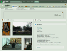 Tablet Screenshot of melkitty.deviantart.com