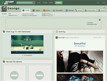 Tablet Screenshot of d-e-s-i-g-n.deviantart.com
