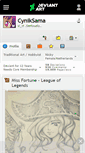 Mobile Screenshot of cyniksama.deviantart.com