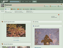 Tablet Screenshot of nitestream.deviantart.com