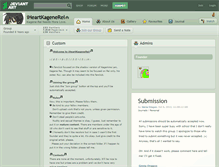 Tablet Screenshot of iheartkagenerei.deviantart.com
