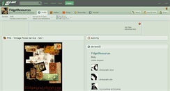 Desktop Screenshot of fidgetresources.deviantart.com