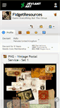 Mobile Screenshot of fidgetresources.deviantart.com