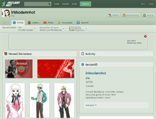 Tablet Screenshot of irisisodamnhot.deviantart.com
