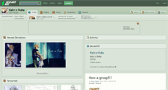 Desktop Screenshot of kain-x-ruka.deviantart.com