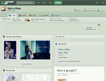 Tablet Screenshot of kain-x-ruka.deviantart.com