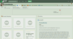Desktop Screenshot of forsoulsdemise.deviantart.com