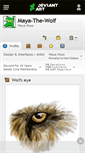 Mobile Screenshot of maya-the-wolf.deviantart.com