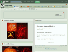 Tablet Screenshot of hmcdlnny.deviantart.com