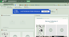 Desktop Screenshot of amazonlover2010.deviantart.com