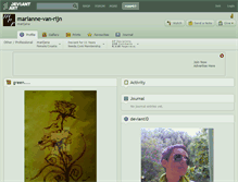 Tablet Screenshot of marianne-van-rijn.deviantart.com