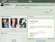 Tablet Screenshot of osculated.deviantart.com