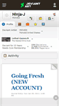 Mobile Screenshot of ninja-j.deviantart.com