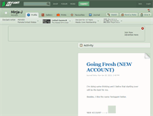 Tablet Screenshot of ninja-j.deviantart.com