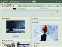 Tablet Screenshot of c-h-r-i-s-p.deviantart.com