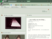 Tablet Screenshot of kandi-doll.deviantart.com