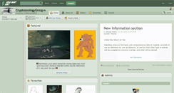 Desktop Screenshot of cryptozoologygroup.deviantart.com