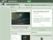 Tablet Screenshot of cryptozoologygroup.deviantart.com