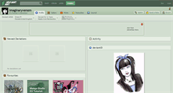 Desktop Screenshot of imaginaryvenom.deviantart.com