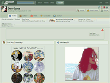 Tablet Screenshot of dew-sama.deviantart.com