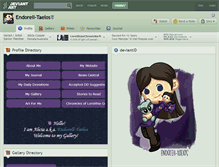 Tablet Screenshot of endorell-taelos.deviantart.com