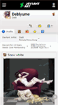 Mobile Screenshot of debiyume.deviantart.com