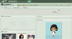 Desktop Screenshot of icy-dragon10.deviantart.com