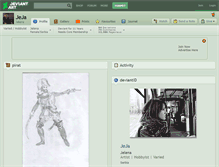 Tablet Screenshot of jeja.deviantart.com